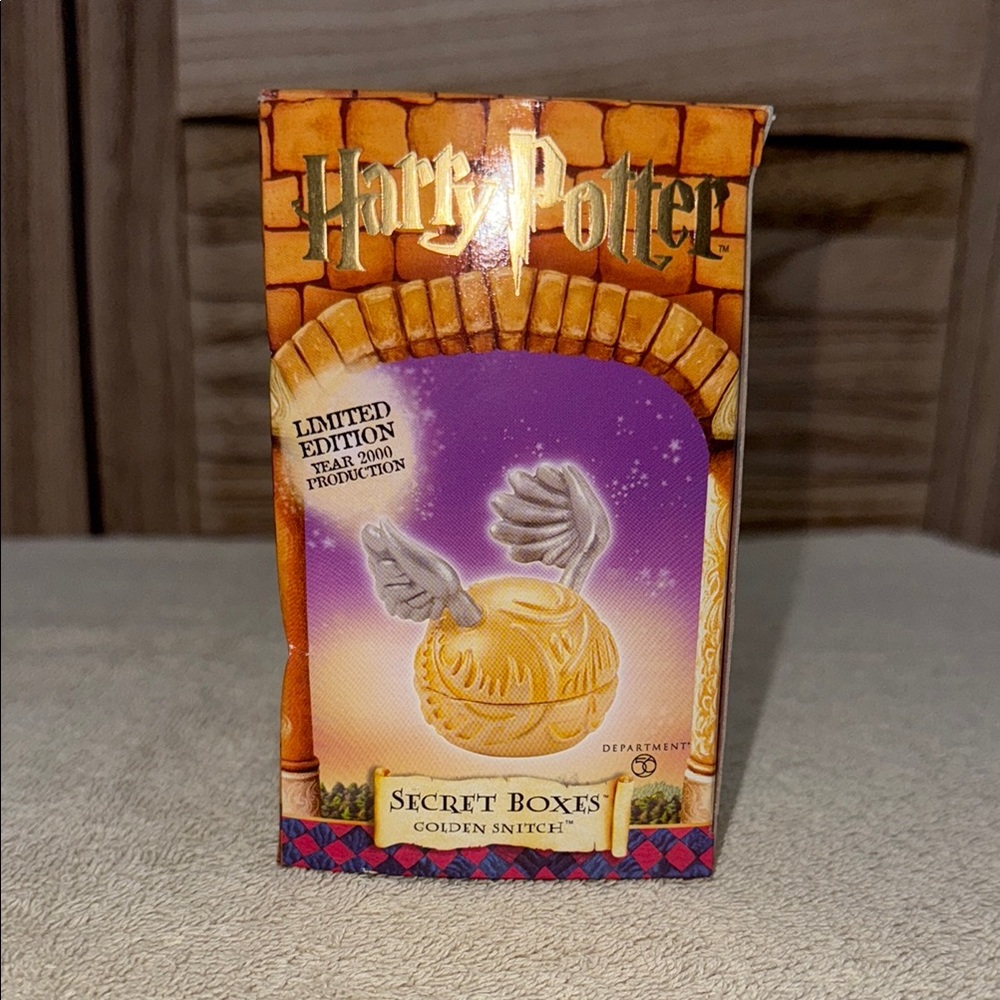 Harry Potter Secret Boxes Golden Snitch New In Box Year 2000 Rare Vintage Wings
